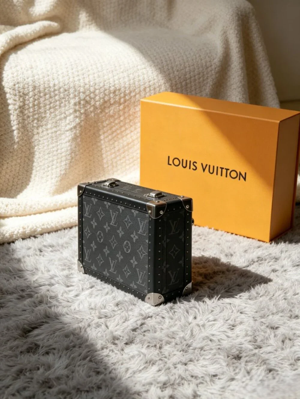 Louis Vuitton Clutch Box Monogram Eclipse Canvas - Picture 2 of 5